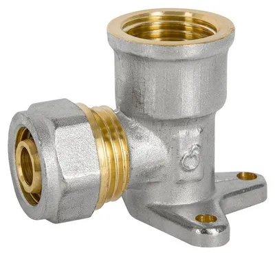 Produktbild von Kolano Pex-Al-Pex Chrom Z Łapkami-1/2*16 - D1/2*16.Kolł