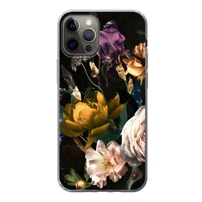 Produktbild von MuchoWow® Handyhülle Schutzhülle Hülle für iPhone 12 Pro Blumen - Blumenstrauß - Muster Silikon Softcase Handy Hülle - Abdeckung