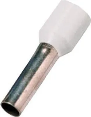 Produktbild von Intercable ICIAE0510 Aderendhülse DIN46228T4 0,5qmm 10mm verzinnt weiß
