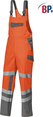 Produktbild von BP® Latzhose - warnorange/dunkelgrau - 50n