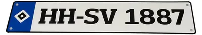 Produktbild von HSV Deko Kennzeichen