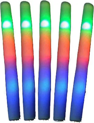 Immagine prodotto di INF Set da 24 Bastoncini Luminosi LED in Spugna Colorata per Feste ed Eventi