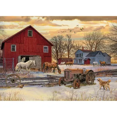 Produktbild von Cobble Hill Winter on the Farm, 1000 Stück(e)