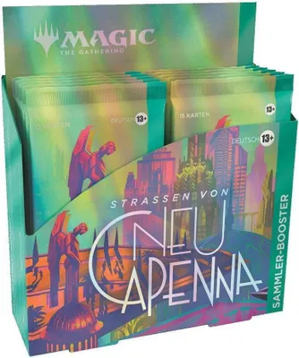 Produktbild von Magic: The Gathering - Straßen von Neu-Capenna Sammler Booster Display deutsch, Sammelkarten