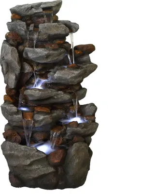 Produktbild von Ubbink BONORVA - Polyresin, naturgetreue Felsnachbildung, mit integriertem Wasserfall
