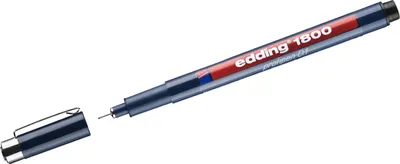 Image de EDDING Profipen 1800 0.1 noir (10 pièces)