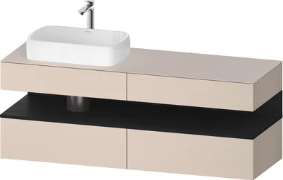 Produktbild von DURAVIT QA4777016910010 QAT KWTU WH Eck 1600x550x600 Tp. Mt.
