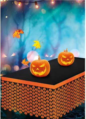 Produktbild von Halloween Kürbis Tischdeko 400x70cm