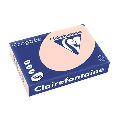 Produktbild von Clairefontaine Trophée, Kopieren, A4 (210x297 mm), 250 Blätter, 160 g/m², Hellrosa