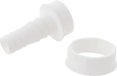 Zdjęcie produktu dla KIRCHHOFF KS przyłącze urządzenia, 1 1/2 "IG x 3/4 "T biały, do urządzeń myjących - syfon