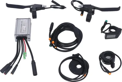 Image de Kit de modification pour vélo électrique, contrôleur étanche 15 A, panneau LCD4 pour moteur 250 W