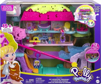 Produktbild von Mattel HJJ98 - Polly Pocket - Tierparty Baumhaus