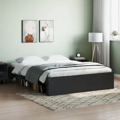 Immagine prodotto di Maison Exclusive - Struttura letto nera 140x200 cm