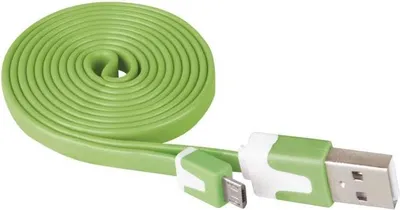 Produktbild von 1m Micro USB 2.0 Ladekabel Mikro-Stecker Typ B Stecker A Daten Kabel Ladegerät