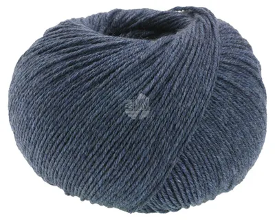 Produktbild von Lana Grossa MERINO SUPERIORE 50 g pure extrafeine Wolle 180 m Farbe 022 - Jeansblau