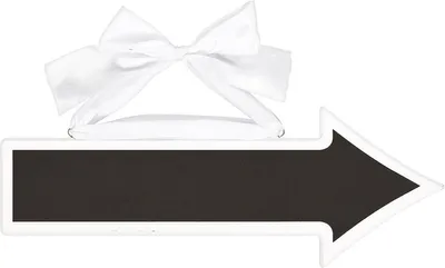 Productafbeelding van Amscan Krijtbord Pijlvormig 41 X 15 Cm