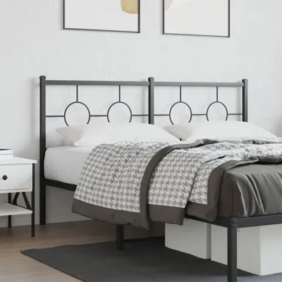 Produktbild von Möbel Kopfteil Metall Schwarz 150 cm - Kopfteile 376260
