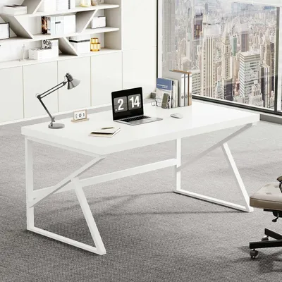 Schreibtisch rechteckig 140x60x75 cm MDF 16,1 kg