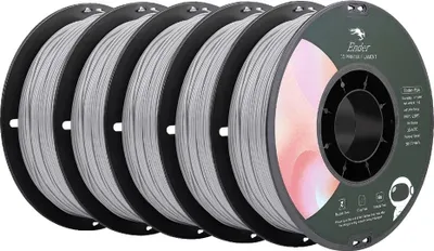 Zdjęcie produktu dla filament do drukarek 3D, materiał PLA, waga 1 kg, szary 5KG