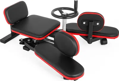 Produktbild von Verstelbare Yoga Spagaat Trainer Rood/Schwarz Stretching Machine