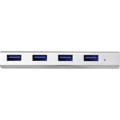Imagen del producto de Renkforce RF-3703155: Hub USB de 4 puertos, USB-A, USB 3.0, 5 Gbit/s, aluminio