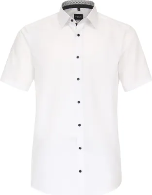 Produktbild von VENTI Herren Businesshemd Kurzarm Kent Modern-Fit Weiß 39