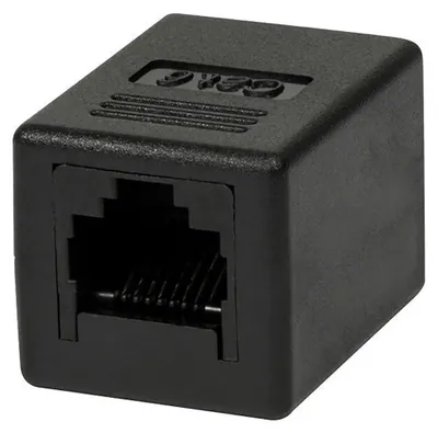 Produktbild von Logilink Patchkabelverbinder 1:1 2x RJ45 Cat.6 UTP, schwarz