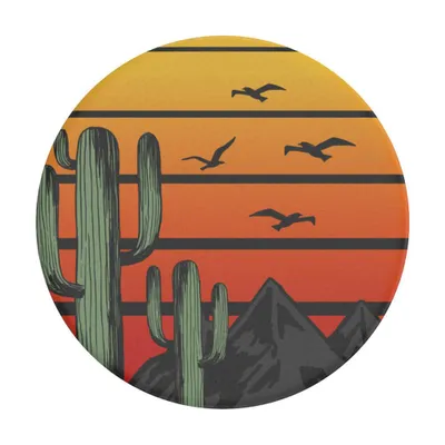 Image de POPSOCKETS Saguaro Sunset Poignée amovible avec fonction de support