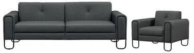 Produktbild von Wohnzimmer Sofagarnitur 3+1 Sitzer Set Sessel Couch Luxus Modern Set 2tlg