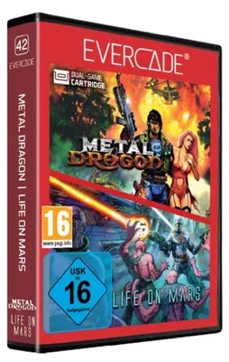 Produktbild von Blaze Metal Dragon/Life on Mars, Evercade, M (Reif), Physische Medien