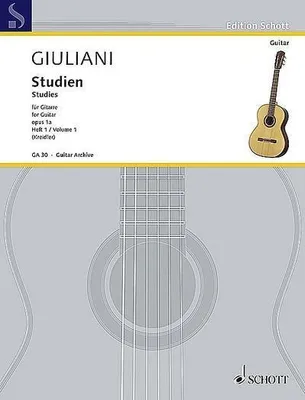 Produktbild von Studien op.1 Band 1für Gitarre