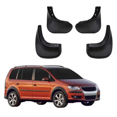 Produktbild von J&J AUTOMOTIVE | Schmutzfänger 4er Set vorne + hinten für Volkswagen Touran 2006-2015