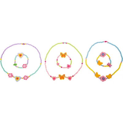 Produktbild von Schmuckset Glitzer-Holzschmuck