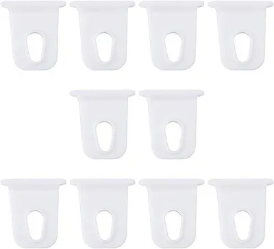 Obrázek produktu pro Dailygoods – Sada 10 háčků – Nylonové háčky – Vhodné pro stan/karavan – Lehká konstrukce – Spolehlivé upevnění – Odolné a odolné vůči povětrnostním vlivům – Háček