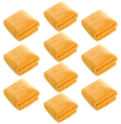Produktbild von 10er-Pack Salon-Haartücher – Schnelltrocknende Handtücher für Haare, Hände und Gesicht, geeignet für Zuhause, Salon, Spa und Friseursalon