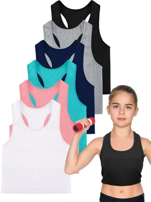 Zdjęcie produktu dla Solidchoice - Zestaw 6 damskich topów do tańca