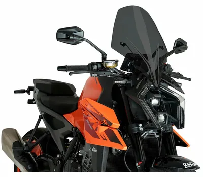 Produktbild von Puig New Generation Touring Ktm 990 Duke R 2025 Windschutzscheibe Orange  Orange One Size