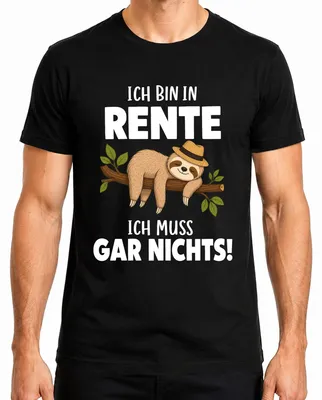 Imagen del producto de Camiseta para hombre, color , talla 3XL, con la frase: "Estoy jubilado, no tengo que hacer nada". (Estilo sarcástico)
