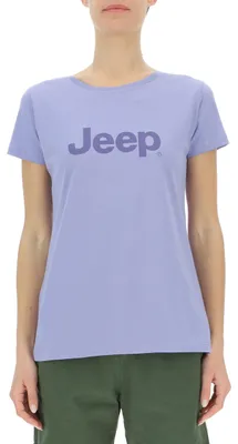 Obrázok produktu pre JEEP O102757-V255, dámske tričko, veľký potlač, model J23S, farba: svetlo fialová/lavendová, veľkosť XL