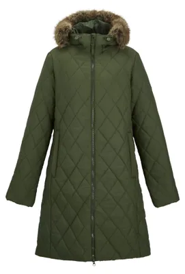 Imagen del producto de Regatta - Chaqueta para mujer "Fionne", modelo largo RG13585 (talla 40 DE), color caqui oscuro