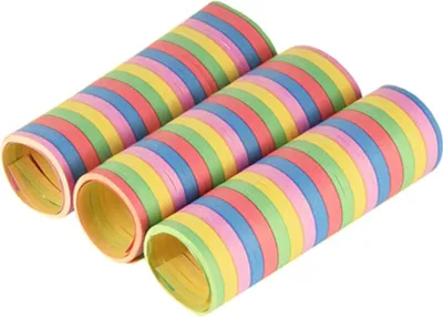 Produktbild von Papstar 18621, Partyluftschlangen, Papier, Mehrfarbig, 4 m, 7 mm, 3 Stück(e)
