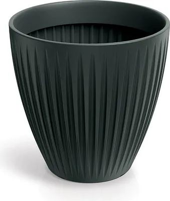 Image de Pot de fleurs LATIA ROUND MIDL 60 cm - Couleur : anthracite