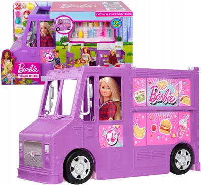 Produktbild von Barbie Foodtruck Spielküche Zubehör Set GMW07