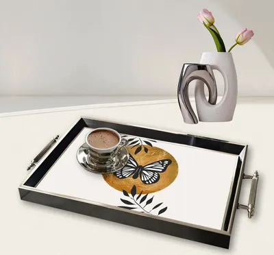 Produktbild von Evila Originals, TPG9835, Tablett, Mehrfarbig, 100 % GLAS, 50 x 29 x 3,5 cm