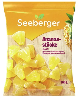 Productafbeelding van Seeberger zoete ananasstukjes (200g)