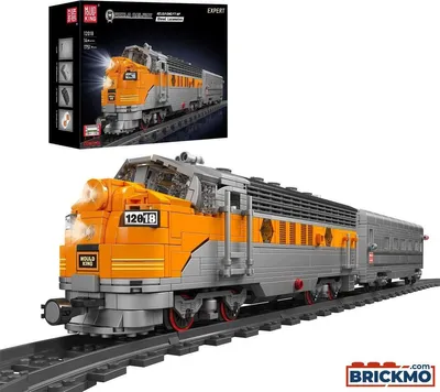 Image de 12018 - Locomotive diesel EMD F7 USA (Mould King)