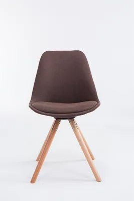 Produktbild von Besucherstuhl HLO-CP8 Stoff Natura Rund  braun