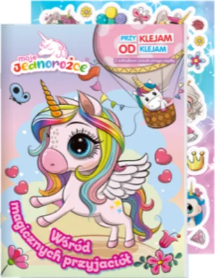 Obrázek produktu pro Wśród Magicznych Przyjaciół. Moje Jednorożce. Przyklejam Odklejam
