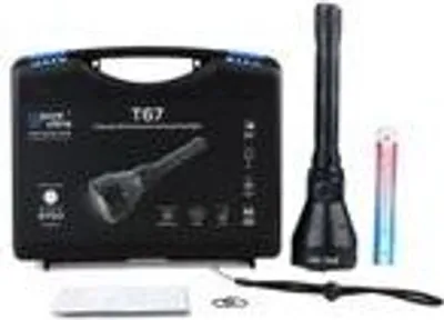 Produktbild von T67 LED Taschenlampe - Ultrahelle 6700 Lumen, 1400m Reichweite, USB-C Schnellladung, IP68 Wasserdicht, Robustes Design, Perfekt für Outdoor-Abenteuer