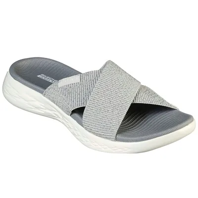 Produktbild von Skechers O-T-G Womens Sandals ON-THE-GO 600 GLISTENING Sandalen/Outdoor-Sandalen Women Silber, Schuhgröße:39 EU